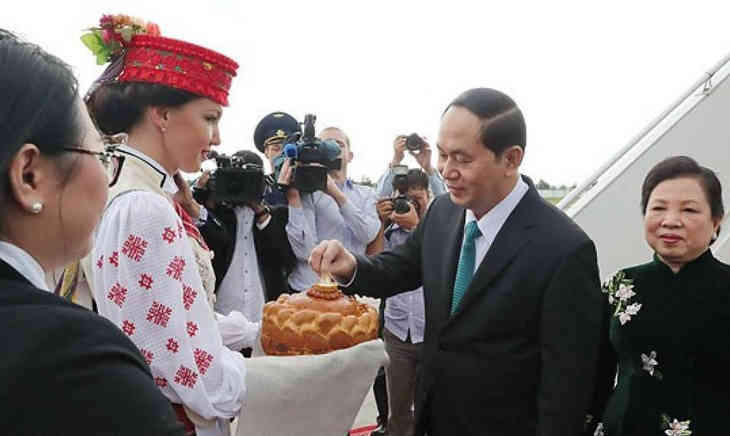 В Беларусь прилетел президент Вьетнама Чан Дай Куанг