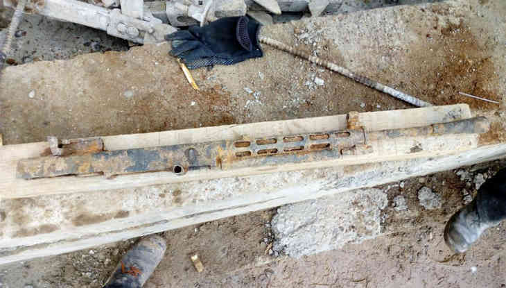 Фотофакт: в Могилеве нашли ствол от ручного пулемета Дегтярева