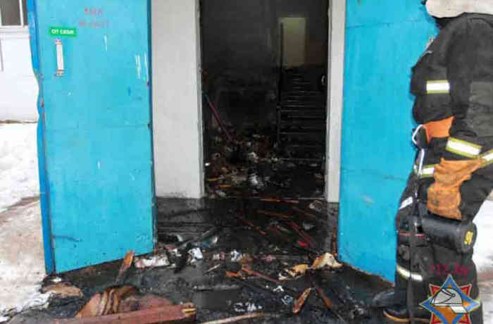 Пожар в одном из общежитии Минска. Эвакуировано 280 человек