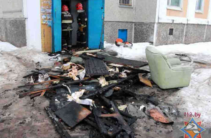 Пожар в одном из общежитии Минска. Эвакуировано 280 человек