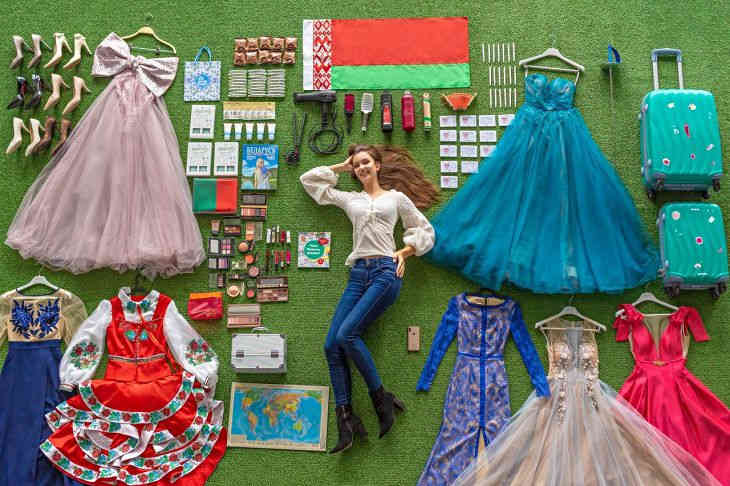 Представительница Беларуси на «Мисс мира-2019» Анастасия Лавринчук показала, что берет с собой на конкурс