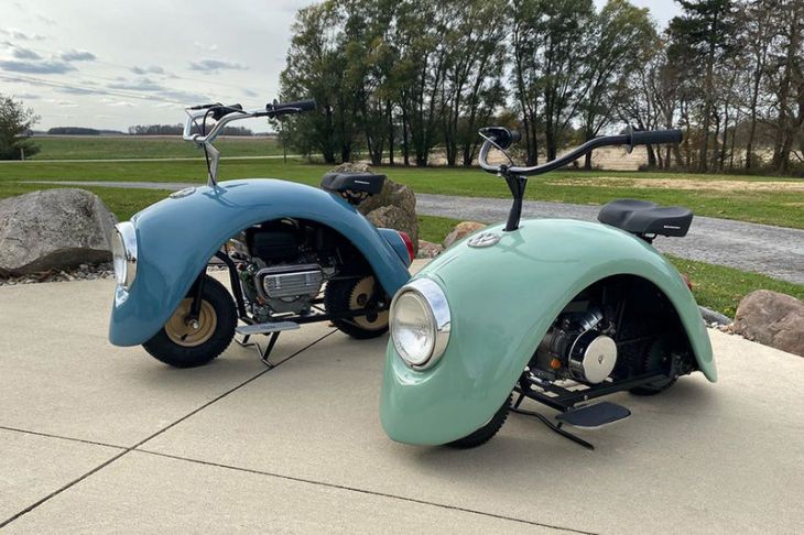 В Сети опубликованы изображения мотоциклов в стиле Volkswagen Beetle