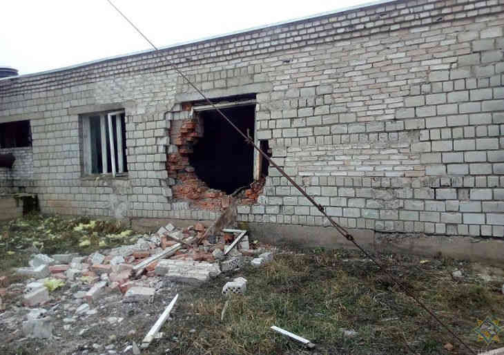 В Логойском районе произошел взрыв в котельной