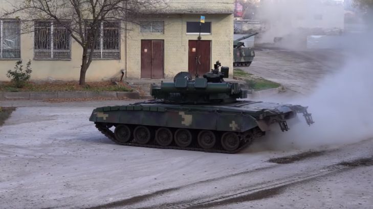 дрифт танка Т-80БВ