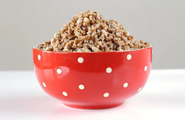 посуда, гречневая каша
