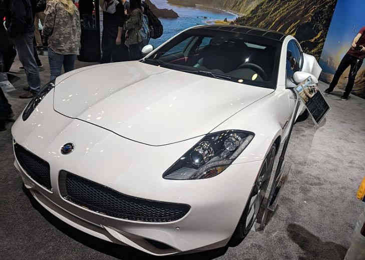 автомобильная выставка, электрокар