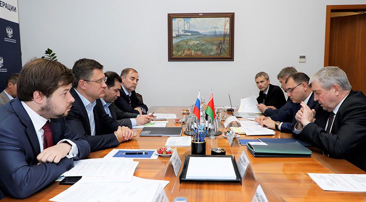 Министры энергетики Беларуси и России обсудили дорожные карты и цены на газ