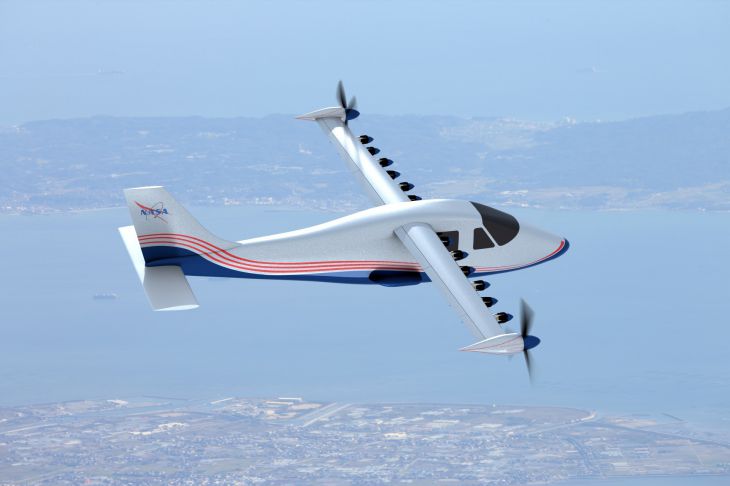 NASA представило первый электрический самолет