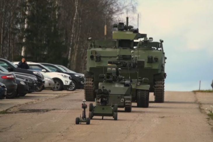 В России состоялись испытания нового робота для армии