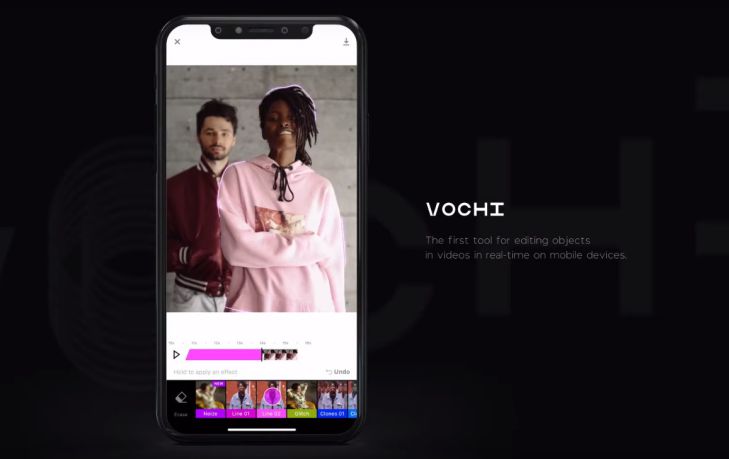 презентация приложения от Vochi Video Effects