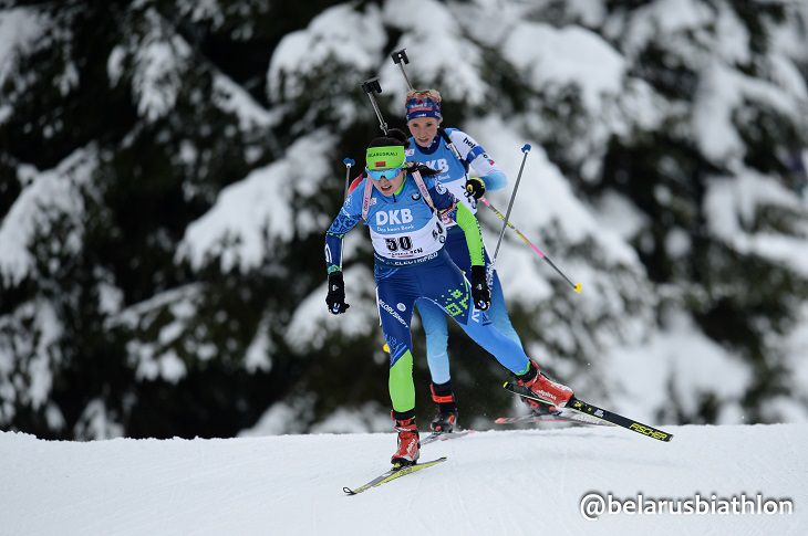Белорусская биатлонистка Ирина Кривко стала 8-й в гонке преследования на Кубке мира в Анси