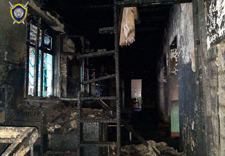 Смертельный пожар в психиатрической больнице под Сморгонью: возбуждено уголовное дело