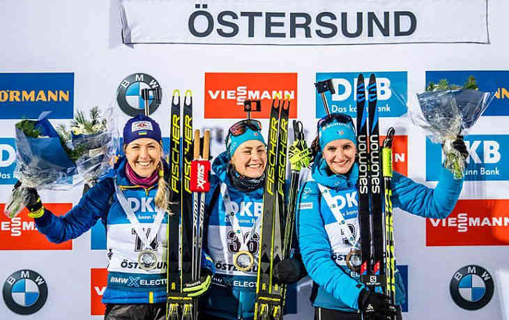 Французская биатлонистка Жюстин Бреза выиграла индивидуальную гонку на этапе КМ в Эстерсунде, лучшая из белорусок – 33-я