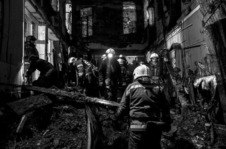 Число жертв пожара в колледже в Одессе возросло до 10. В Украине объявлен национальный траур