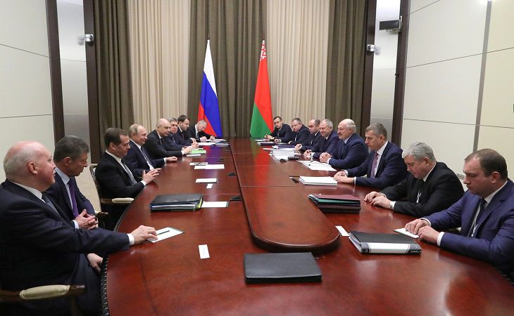 Мистика. В начале переговоров Лукашенко и Путина в Сочи внезапно погас свет