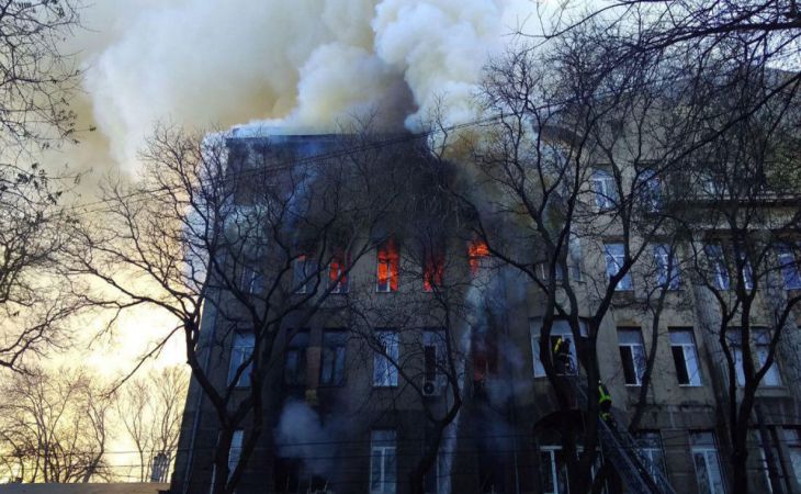 Пожар в колледже в Одессе: число жертв выросло до пяти