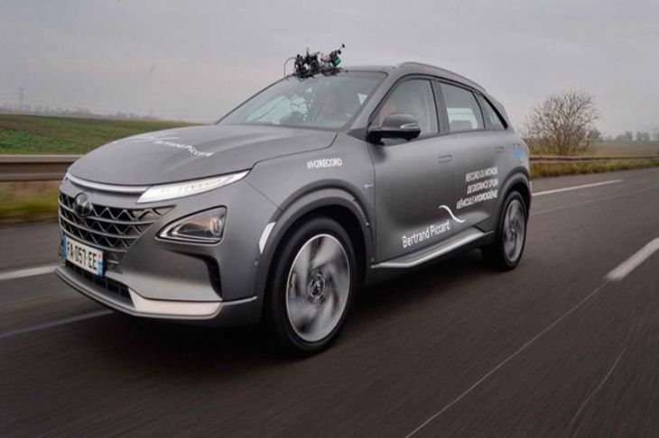 Водородный Hyundai Nexo установил рекорд по дальности хода на одной заправке