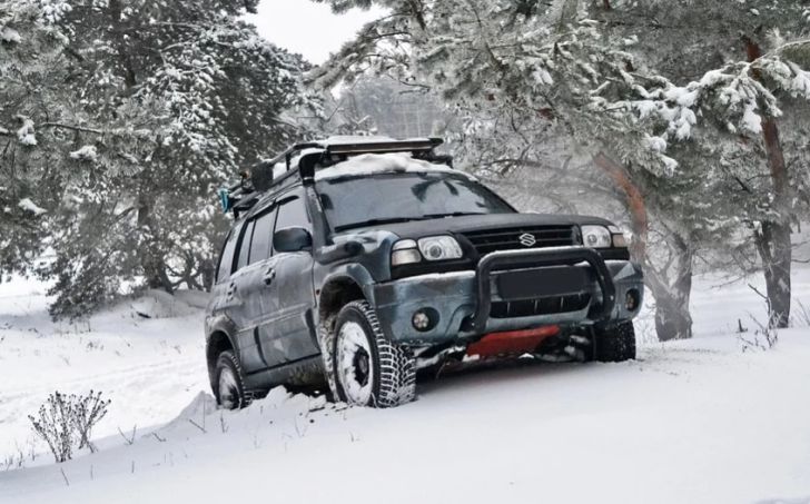 автомобиль зимой