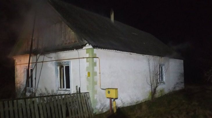 В Лунинецком районе на пожаре погиб молодой мужчина 