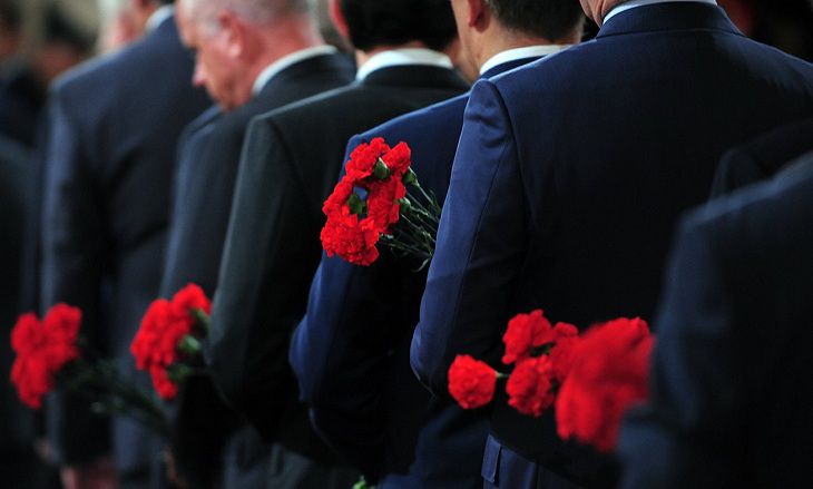 В Москве прощаются с Юрием Лужковым