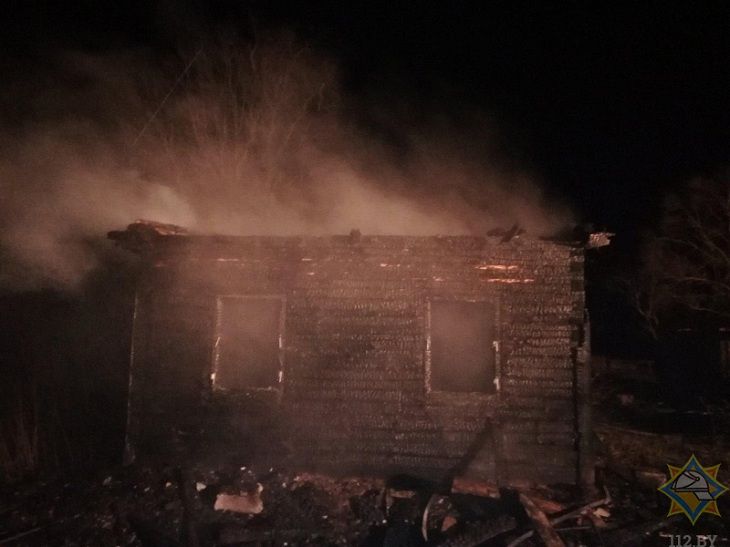 В Дрогичинском районе на пожаре погиб мужчина