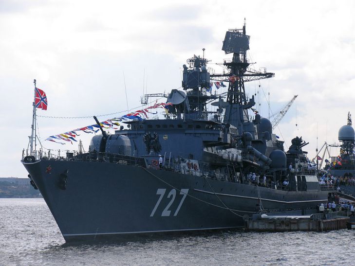 Военные корабли России назвали уязвимыми в дальних плаваниях корабль ВМФ России