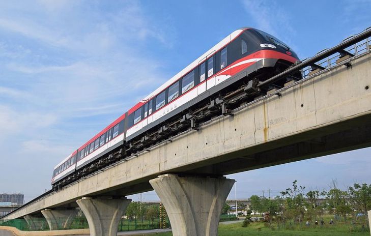 поезд на магнитной подушке, Китай