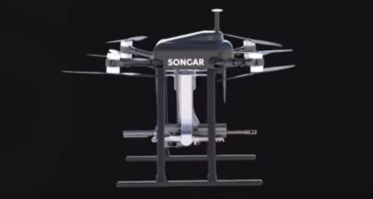 В Турции разработали летающий пулемет турецкий беспилотник Songar