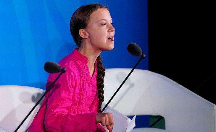 Грета Тунберг объявила войну белым мужчинам