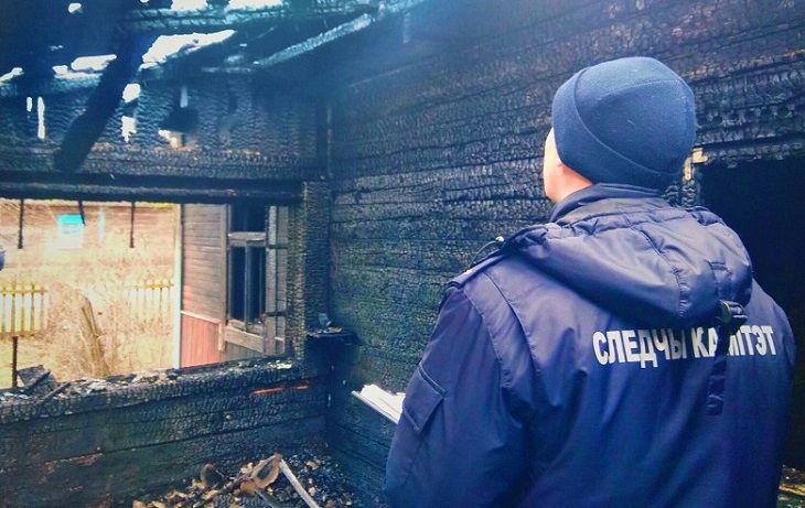 За первые дни нового года в Беларуси на пожарах погибли 15 человек пожар