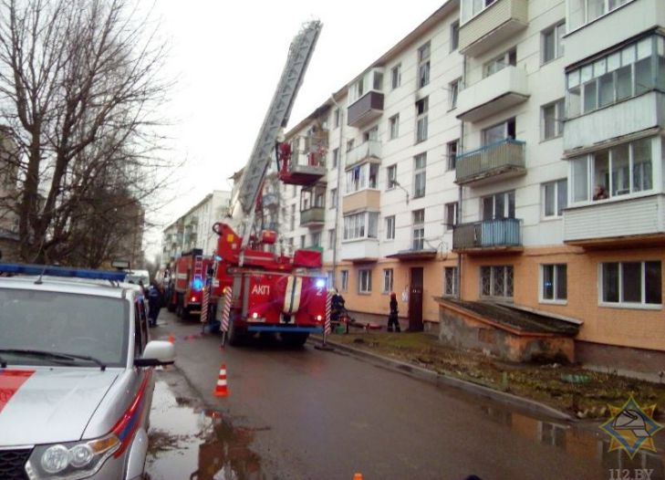 В Орше горела квартира: спасены и эвакуированы 6 человек