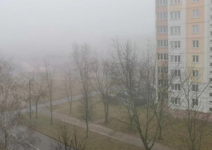 Названы пять городов Беларуси с самым грязным воздухом туман