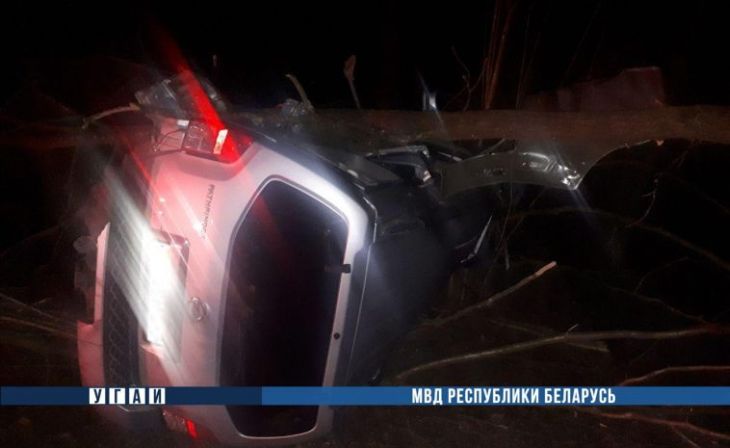 В Минском районе водитель пытался «удрать» от милиции, но врезался в дерево и погиб авария