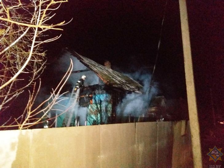 Пожар в Рогачевском районе: погибли два человека пожар