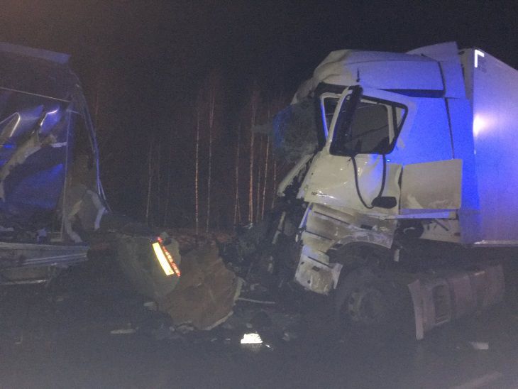 В Оршанском районе столкнулись две фуры: есть пострадавшие авто