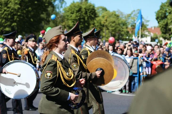 На параде Победы в Минске трибуны вместят 11 тысяч человек парад