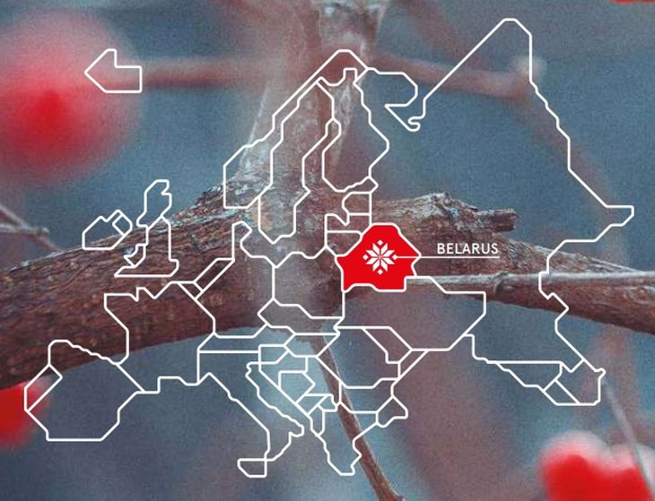 МИД Беларуси опубликовало странную карту без Крыма и части России