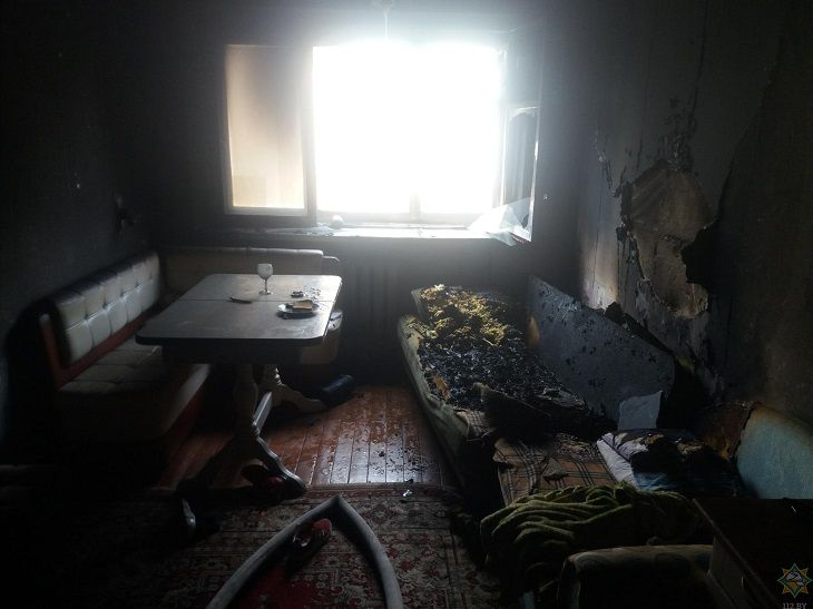 Пожар в общежитии в Каменце: есть пострадавшие