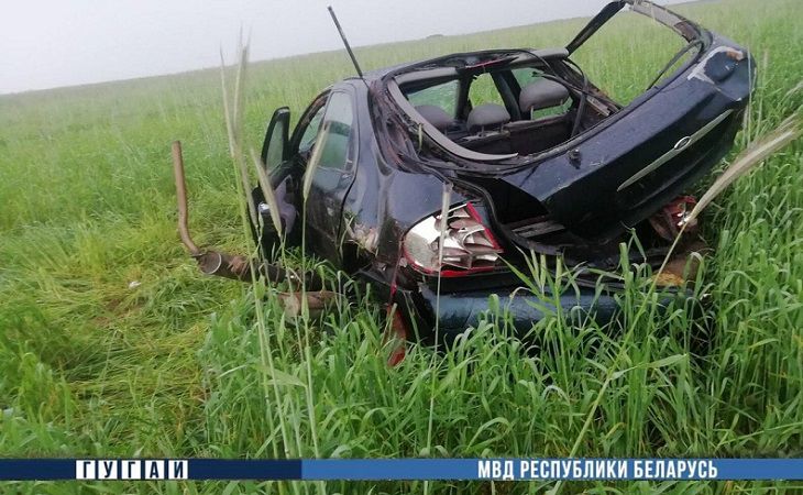 ДТП под Чаусами: водителя выбросило через багажник