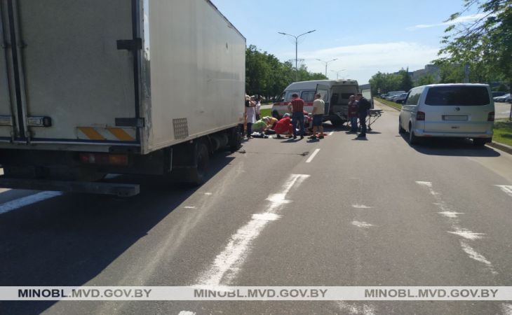 В Жодино на переходе грузовик насмерть сбил пенсионерку