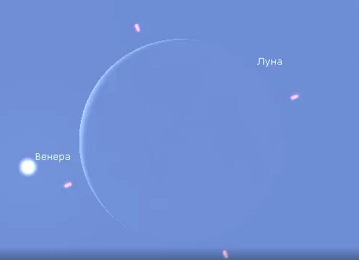 19 июня жители Беларуси увидят редкое астрономическое явление «Шоу двух серпов»