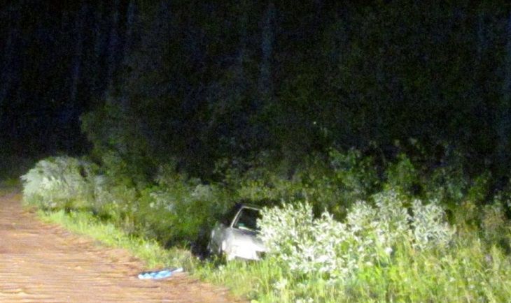 В Щучине парень угнал авто, разбил его, а потом залез в кусты