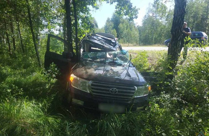 Под Лельчицами Land Cruiser перевернулся: вызывали МЧС Под Лельчицами Land Cruiser перевернулся: вызывали МЧС
