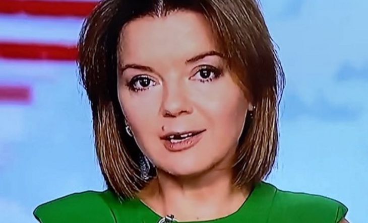 У украинской телеведущей выпал зуб в прямом эфире. Но она не растерялась