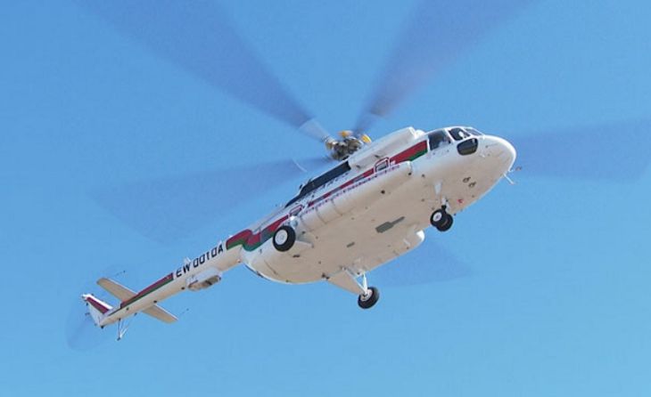 На месте, где приземлился вертолет Лукашенко, нашли 380 патронов