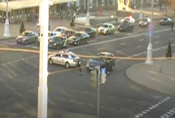 В Минске совершен еще один наезд на сотрудника ГАИ
