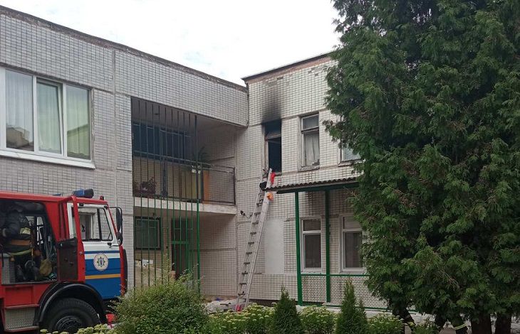 В Минске произошел пожар в детском саду