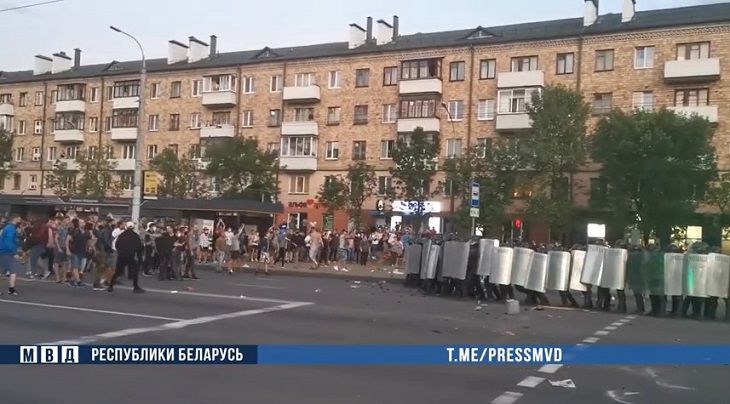 В МВД рассказали о количестве пострадавших милиционеров на акциях протеста
