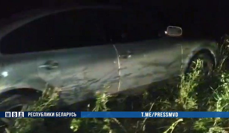 Погоня в Минске: в кювете оказались нарушитель и экипаж ГАИ