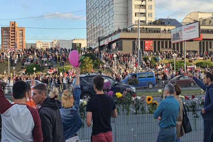 Вот как сегодня в Минске проходят демонстрации